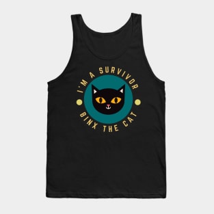 Binx The Cat I'm A Survivor Tank Top